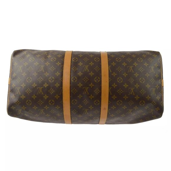 LOUIS VUITTON KEEPALL BANDOULIERE 55 TRAVEL BAG MONOGRAM - Picture 3 of 10